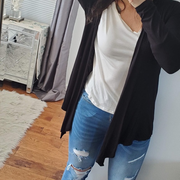 LAST M❗️Black lightweight cardigan wrap - Picture 7 of 8